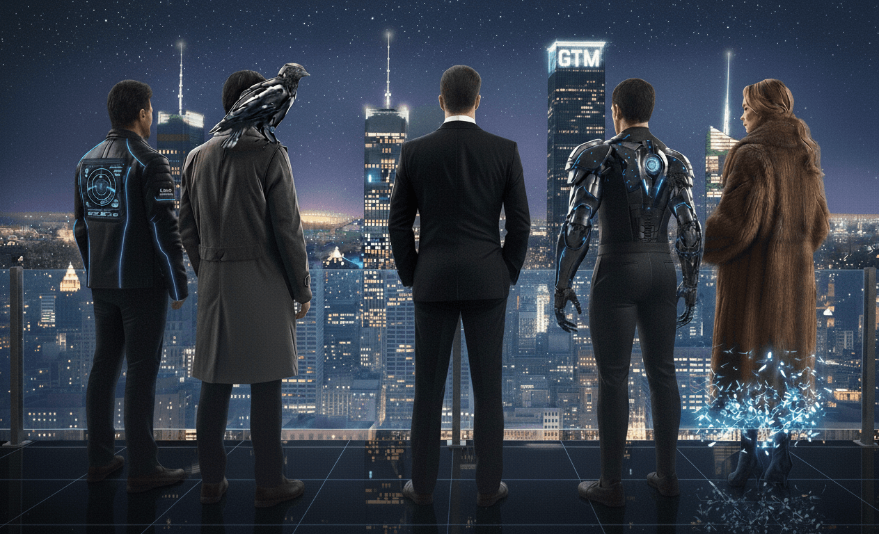 4 AI agents illustration